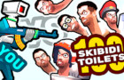 Giochi 3D : You Vs. 100 Skibidi Toilets